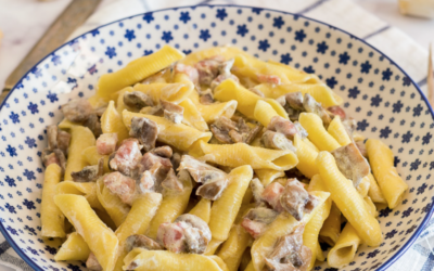 Ricetta: I Garganelli con Guanciale di Norcia, Porcini e Zafferano sono il vero comfort food